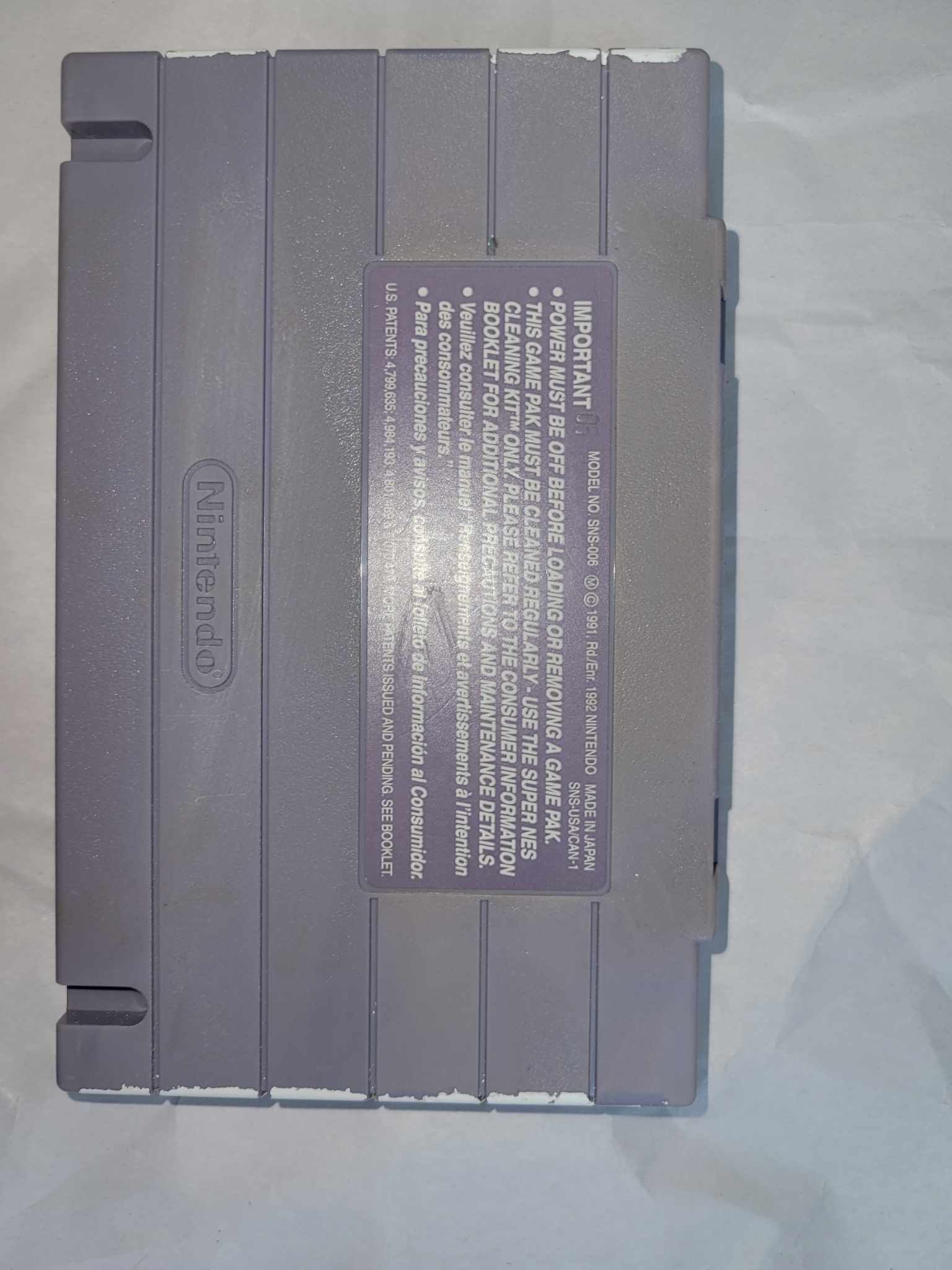 SUPER NINTENDO - DESERT STRIKE - CARTRIDGE ONLY (01)